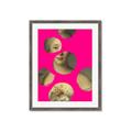Picture of Neon Pink Circles _GroupedProduct_Rectangle_Portrait_Framed_Matted_