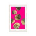 Picture of Neon Pink Circles _GroupedProduct_Rectangle_Portrait_Framed_Matted_