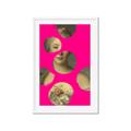 Picture of Neon Pink Circles _GroupedProduct_Rectangle_Portrait_Framed_Matted_