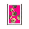 Picture of Neon Pink Circles _GroupedProduct_Rectangle_Portrait_Framed_Matted_