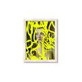 Picture of Neon Yellow Graffiti _GroupedProduct_Rectangle_Portrait_Framed_Matted_