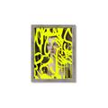 Picture of Neon Yellow Graffiti _GroupedProduct_Rectangle_Portrait_Framed_Matted_