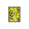 Picture of Neon Yellow Graffiti _GroupedProduct_Rectangle_Portrait_Framed_Matted_