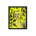 Picture of Neon Yellow Graffiti _GroupedProduct_Rectangle_Portrait_Framed_Matted_