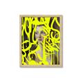 Picture of Neon Yellow Graffiti _GroupedProduct_Rectangle_Portrait_Framed_Matted_