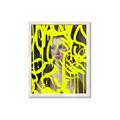 Picture of Neon Yellow Graffiti _GroupedProduct_Rectangle_Portrait_Framed_Matted_