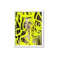 Picture of Neon Yellow Graffiti _GroupedProduct_Rectangle_Portrait_Framed_Matted_