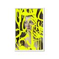 Picture of Neon Yellow Graffiti _GroupedProduct_Rectangle_Portrait_Framed_Matted_