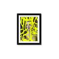 Picture of Neon Yellow Graffiti _GroupedProduct_Rectangle_Portrait_Framed_Matted_