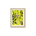 Picture of Neon Yellow Graffiti _GroupedProduct_Rectangle_Portrait_Framed_Matted_