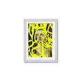 Picture of Neon Yellow Graffiti _GroupedProduct_Rectangle_Portrait_Framed_Matted_
