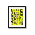 Picture of Neon Yellow Graffiti _GroupedProduct_Rectangle_Portrait_Framed_Matted_