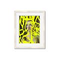 Picture of Neon Yellow Graffiti _GroupedProduct_Rectangle_Portrait_Framed_Matted_