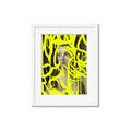 Picture of Neon Yellow Graffiti _GroupedProduct_Rectangle_Portrait_Framed_Matted_