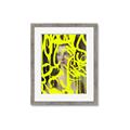 Picture of Neon Yellow Graffiti _GroupedProduct_Rectangle_Portrait_Framed_Matted_