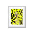 Picture of Neon Yellow Graffiti _GroupedProduct_Rectangle_Portrait_Framed_Matted_