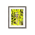 Picture of Neon Yellow Graffiti _GroupedProduct_Rectangle_Portrait_Framed_Matted_