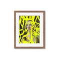 Picture of Neon Yellow Graffiti _GroupedProduct_Rectangle_Portrait_Framed_Matted_