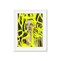 Picture of Neon Yellow Graffiti _GroupedProduct_Rectangle_Portrait_Framed_Matted_