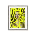 Picture of Neon Yellow Graffiti _GroupedProduct_Rectangle_Portrait_Framed_Matted_