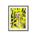 Picture of Neon Yellow Graffiti _GroupedProduct_Rectangle_Portrait_Framed_Matted_