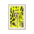Picture of Neon Yellow Graffiti _GroupedProduct_Rectangle_Portrait_Framed_Matted_