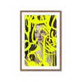 Picture of Neon Yellow Graffiti _GroupedProduct_Rectangle_Portrait_Framed_Matted_