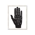 Picture of Hamsa Hand _GroupedProduct_Rectangle_Portrait_Framed_Matted_