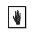 Picture of Hamsa Hand _GroupedProduct_Rectangle_Portrait_Framed_Matted_
