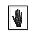 Picture of Hamsa Hand _GroupedProduct_Rectangle_Portrait_Framed_Matted_