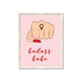 Picture of Badass Babe _GroupedProduct_Rectangle_Portrait_Framed_Matted_