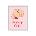 Picture of Badass Babe _GroupedProduct_Rectangle_Portrait_Framed_Matted_