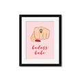 Picture of Badass Babe _GroupedProduct_Rectangle_Portrait_Framed_Matted_