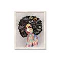 Picture of Graffiti Girl _GroupedProduct_Rectangle_Portrait_Framed_Matted_