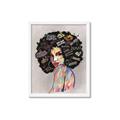 Picture of Graffiti Girl _GroupedProduct_Rectangle_Portrait_Framed_Matted_
