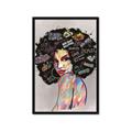 Picture of Graffiti Girl _GroupedProduct_Rectangle_Portrait_Framed_Matted_