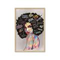 Picture of Graffiti Girl _GroupedProduct_Rectangle_Portrait_Framed_Matted_
