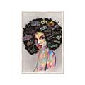 Picture of Graffiti Girl _GroupedProduct_Rectangle_Portrait_Framed_Matted_