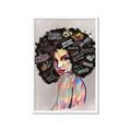 Picture of Graffiti Girl _GroupedProduct_Rectangle_Portrait_Framed_Matted_