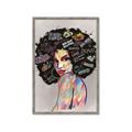 Picture of Graffiti Girl _GroupedProduct_Rectangle_Portrait_Framed_Matted_
