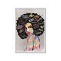 Picture of Graffiti Girl _GroupedProduct_Rectangle_Portrait_Framed_Matted_