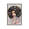 Picture of Graffiti Girl _GroupedProduct_Rectangle_Portrait_Framed_Matted_