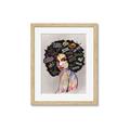 Picture of Graffiti Girl _GroupedProduct_Rectangle_Portrait_Framed_Matted_