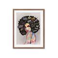 Picture of Graffiti Girl _GroupedProduct_Rectangle_Portrait_Framed_Matted_