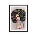Picture of Graffiti Girl _GroupedProduct_Rectangle_Portrait_Framed_Matted_