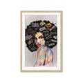 Picture of Graffiti Girl _GroupedProduct_Rectangle_Portrait_Framed_Matted_
