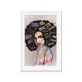 Picture of Graffiti Girl _GroupedProduct_Rectangle_Portrait_Framed_Matted_