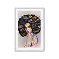 Picture of Graffiti Girl _GroupedProduct_Rectangle_Portrait_Framed_Matted_