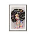 Picture of Graffiti Girl _GroupedProduct_Rectangle_Portrait_Framed_Matted_