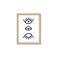 Picture of Three Eyes _GroupedProduct_Rectangle_Portrait_Framed_Matted_